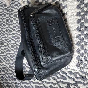 COACH Black Leather Beltbag